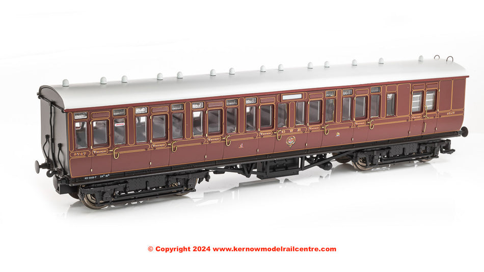 4P-020-001 Dapol GWR Toplight Lined Crimson Third Brake