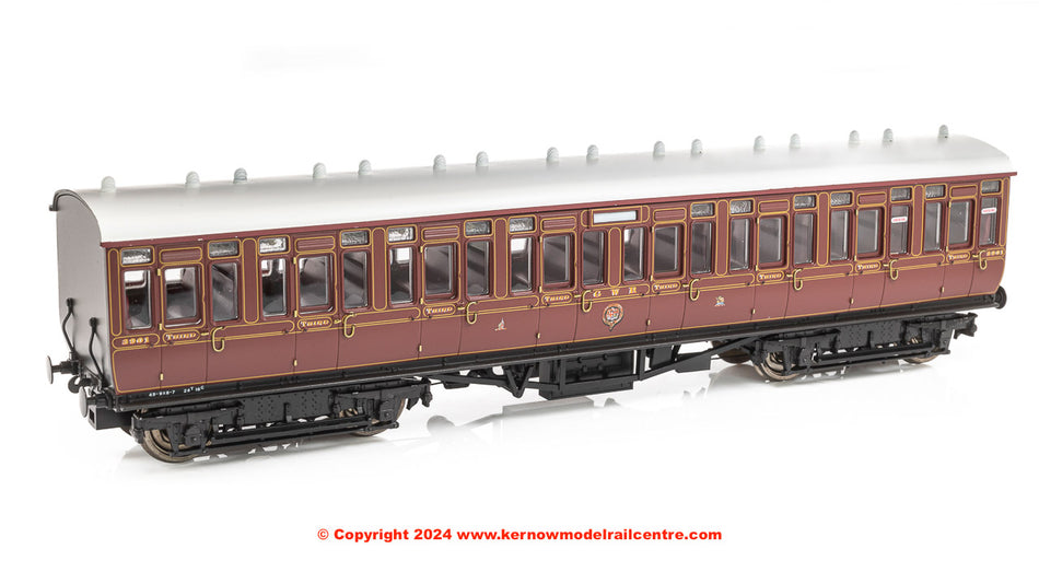 4P-020-011 Dapol GWR Toplight Lined Crimson All Third