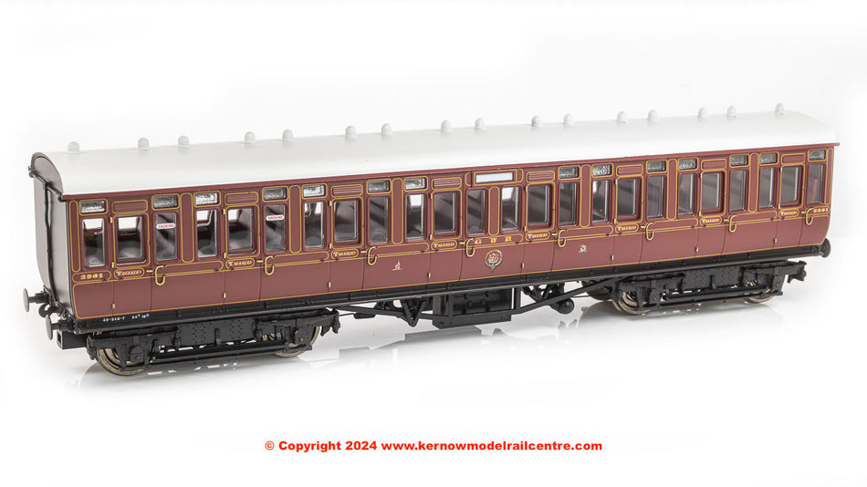 4P-020-011 Dapol GWR Toplight Lined Crimson All Third