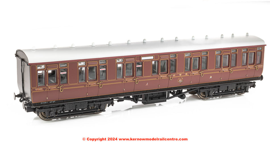 4P-020-021 Dapol GWR Toplight Lined Crimson Compo