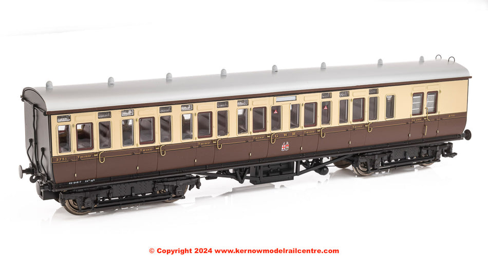 4P-020-201 Dapol GWR Toplight 3rd Brake 3751 Set 3