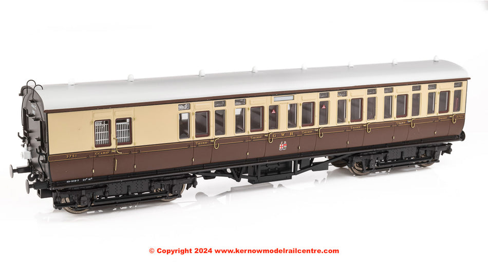 4P-020-201 Dapol GWR Toplight 3rd Brake 3751 Set 3