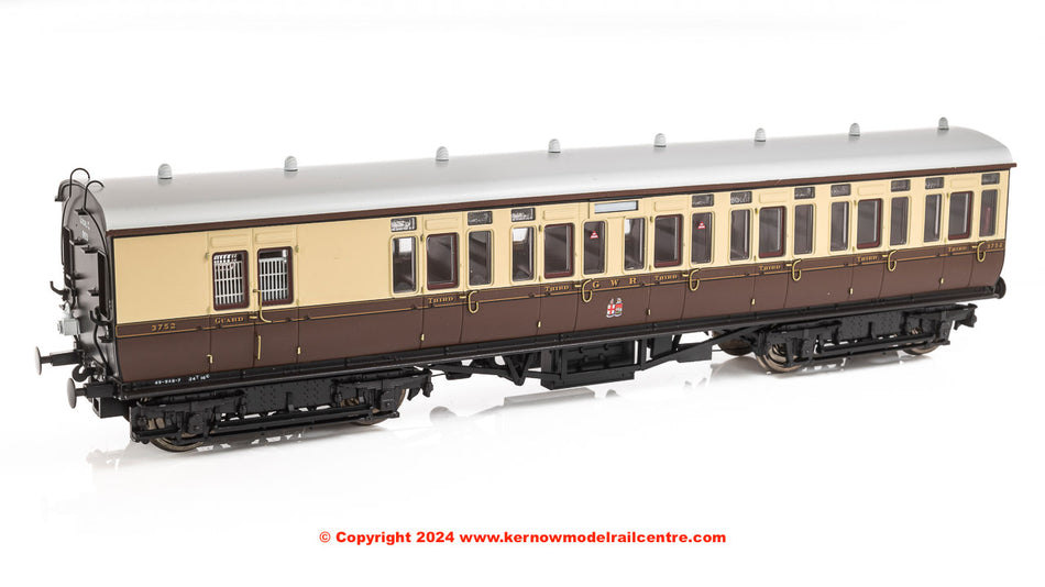 4P-020-202 Dapol GWR Toplight 3rd Brake 3752 Set 3