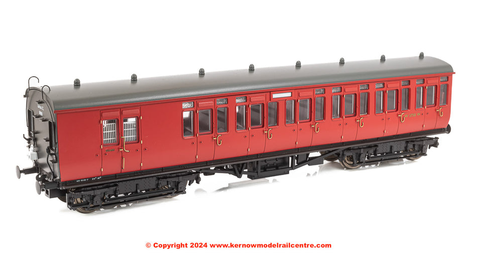 4P-020-502 Dapol GWR Toplight BR Maroon Second Brake