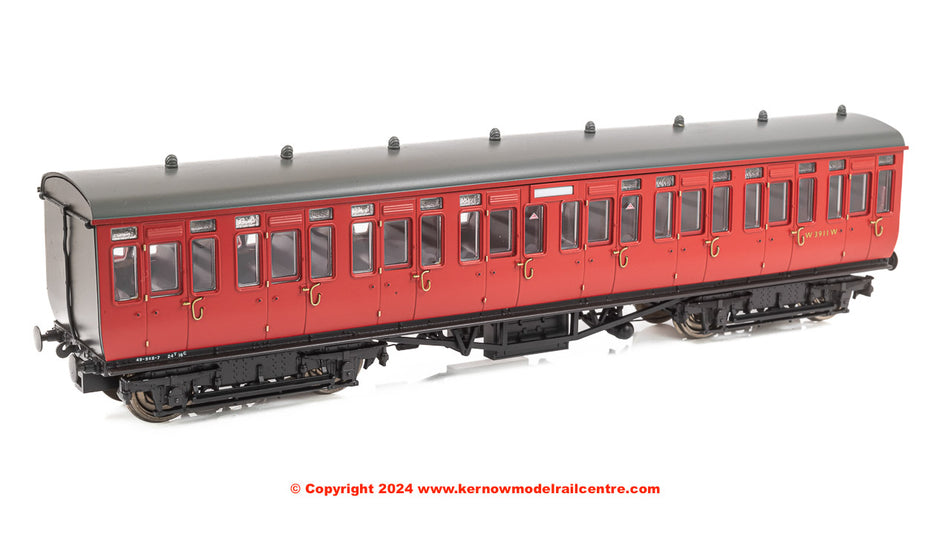4P-020-511 Dapol GWR Toplight BR Maroon All Second 3911