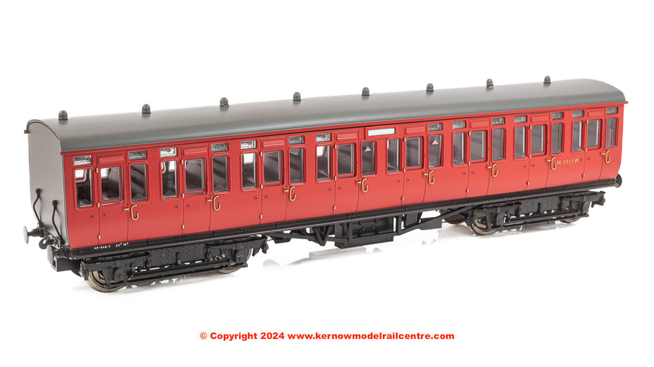 4P-020-511 Dapol GWR Toplight BR Maroon All Second 3911