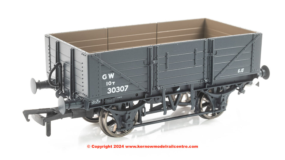 943019 Rapido Diagram O15 Open Wagon number 30307 GWR Grey