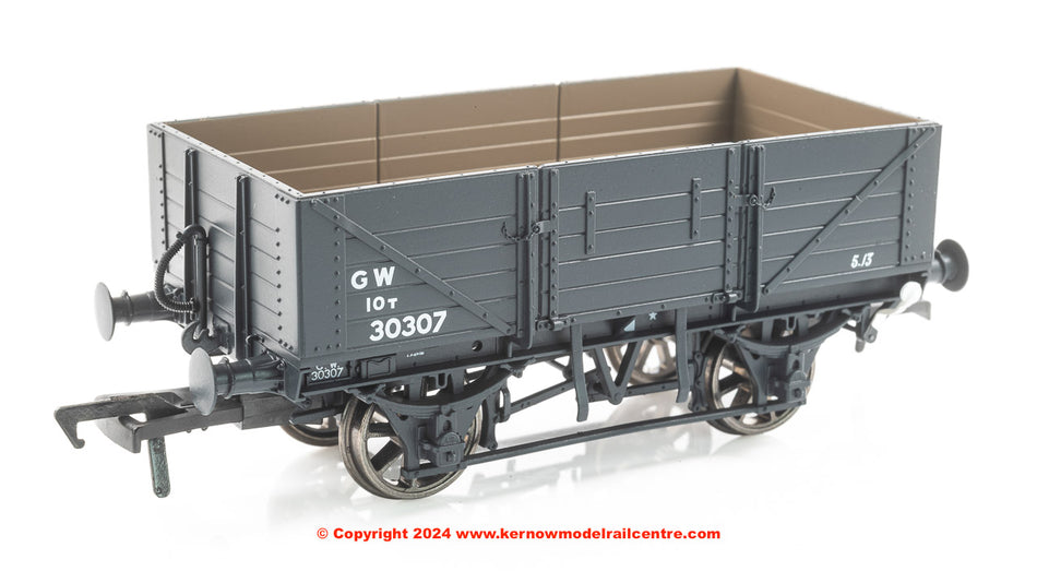 943019 Rapido Diagram O15 Open Wagon number 30307 GWR Grey