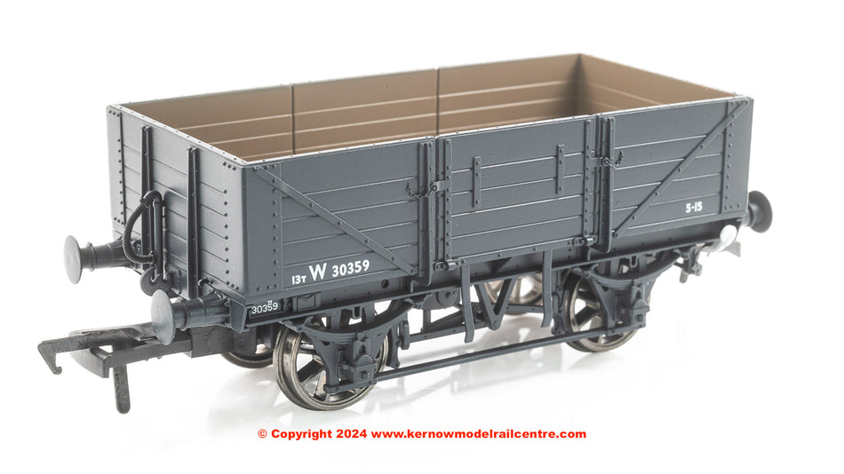 943024 Rapido Diagram O15 Open Wagon number W30359 BR Grey