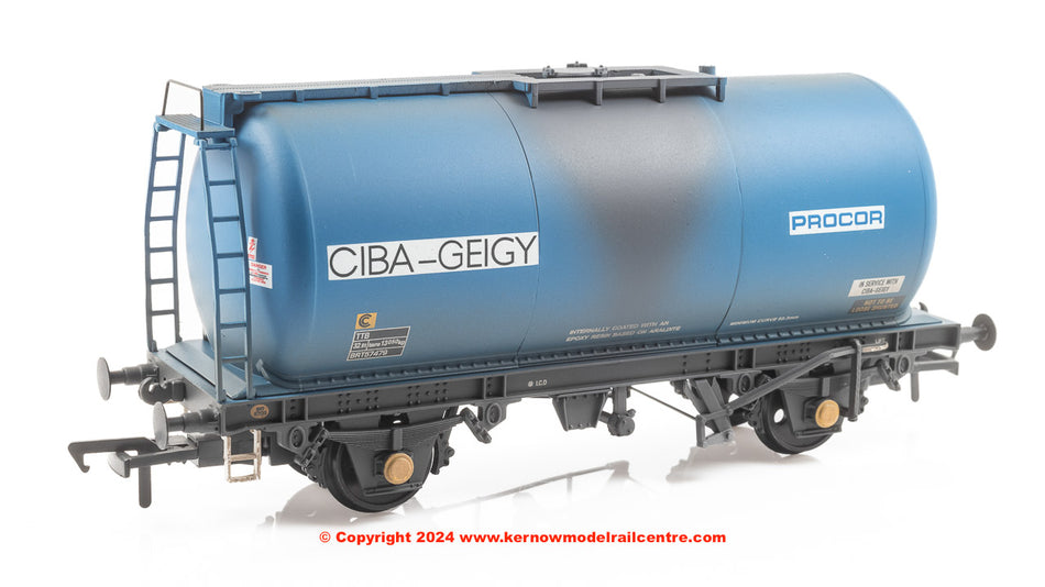 37-584B Bachmann BR 45T TTA Tank Wagon 'Ciba-Geigy' Blue [W]