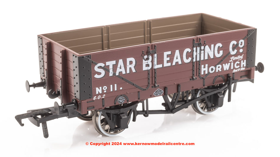 967006 Rapido RCH 1907 5 Plank Wagon - Star Bleaching Co