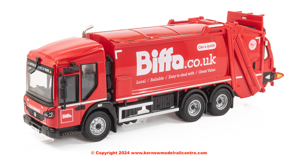 76DE001 Oxford Diecast Dennis Eagle Olympus Refuse Truck Biffa