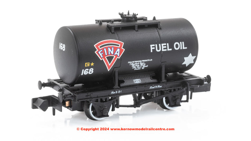 378-003 Graham Farish 14T Anchor-Mounted Tank Wagon 'Fina' Black