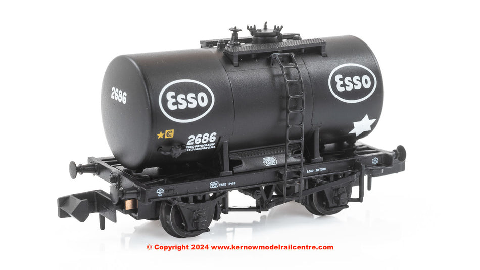 378-005A Graham Farish 20T Anchor-Mounted Tank Wagon Esso Black