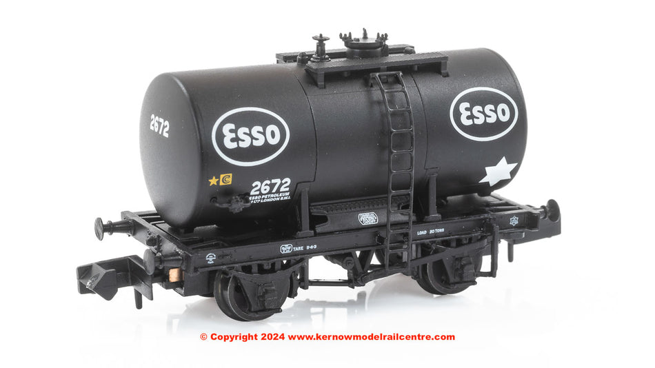 378-005 Graham Farish 20T Anchor-Mounted Tank Wagon 'Esso' Black