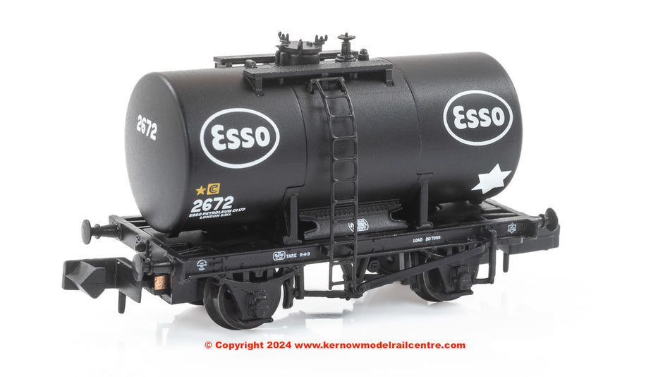 378-005 Graham Farish 20T Anchor-Mounted Tank Wagon 'Esso' Black
