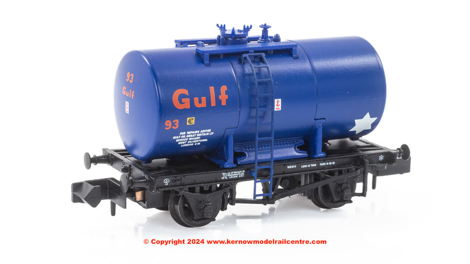 378-001A Graham Farish 14T Anchor-Mounted Tank Wagon 'Gulf' Blue