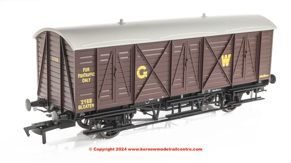 E87057 EFE Rail GWR 10T 'Bloater' Fish Van GWR Brown (GW)