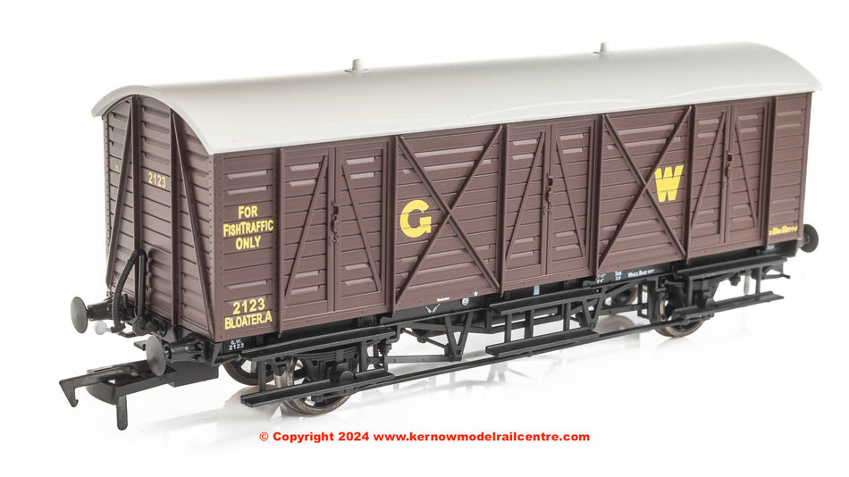 E87058 EFE Rail GWR 10T 'Bloater A' Fish Van GWR Brown (GW)