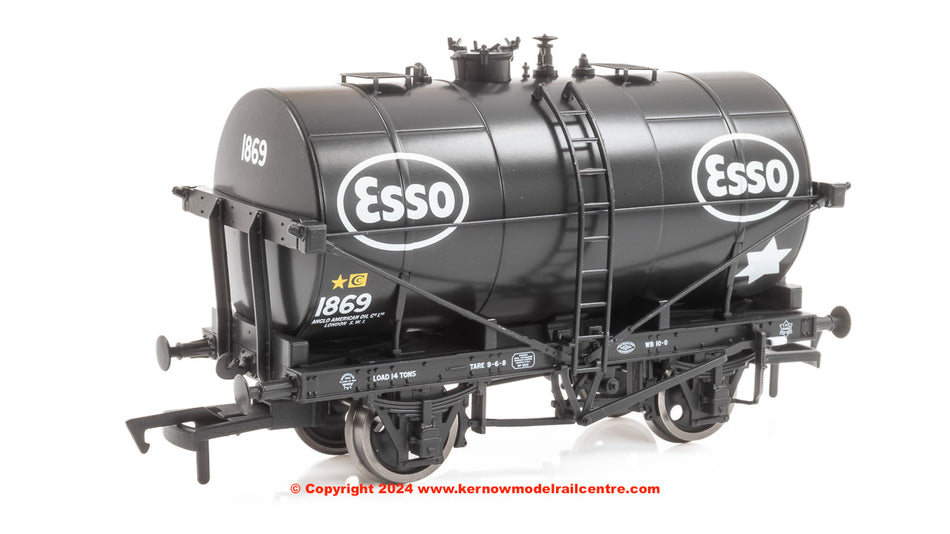 4F-059-002 Dapol 14 Ton Tank Wagon Class B - 1869 - Esso Black
