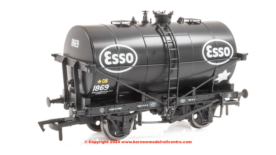 4F-059-002 Dapol 14 Ton Tank Wagon Class B - 1869 - Esso Black