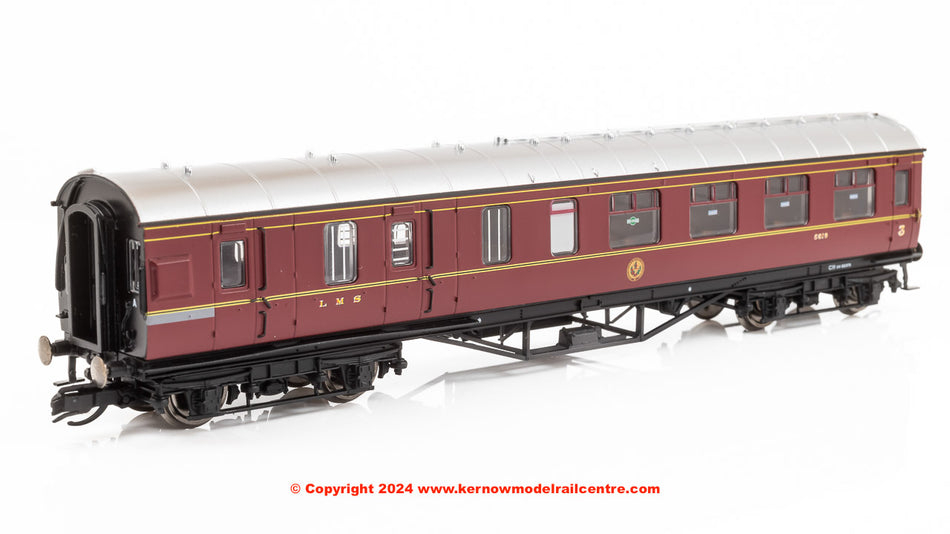 TT4009 Hornby LMS 57ft Brake Third Coach number 5619 LMS