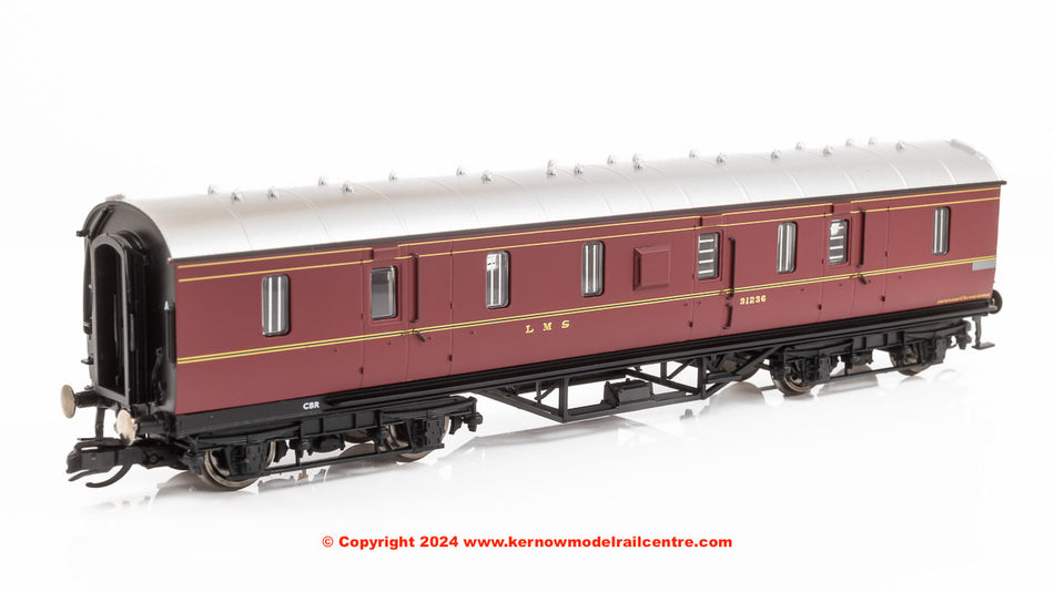 TT4010 Hornby LMS 50ft Passenger Brake Coach number 31236 LMS