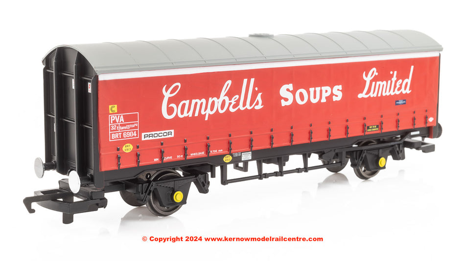 R60217 Hornby PVA Curtain Sided Van - Campbell Soups Ltd