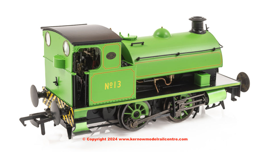 4S-024-008 Dapol Hawthorn Leslie 0-4-0 Steam Loco number 13