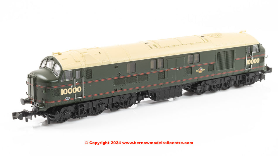 372-916 Graham Farish LMS 10000 BR Lined Green (Late Crest)