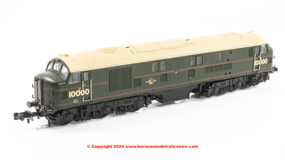 372-916SF Graham Farish LMS 10000 BR Lined Green (Late Crest)
