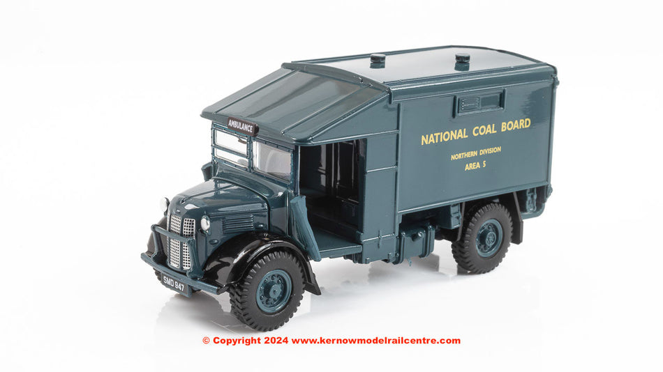 76K2003 Oxford Diecast Austin K2 Ambulance National Coal Board