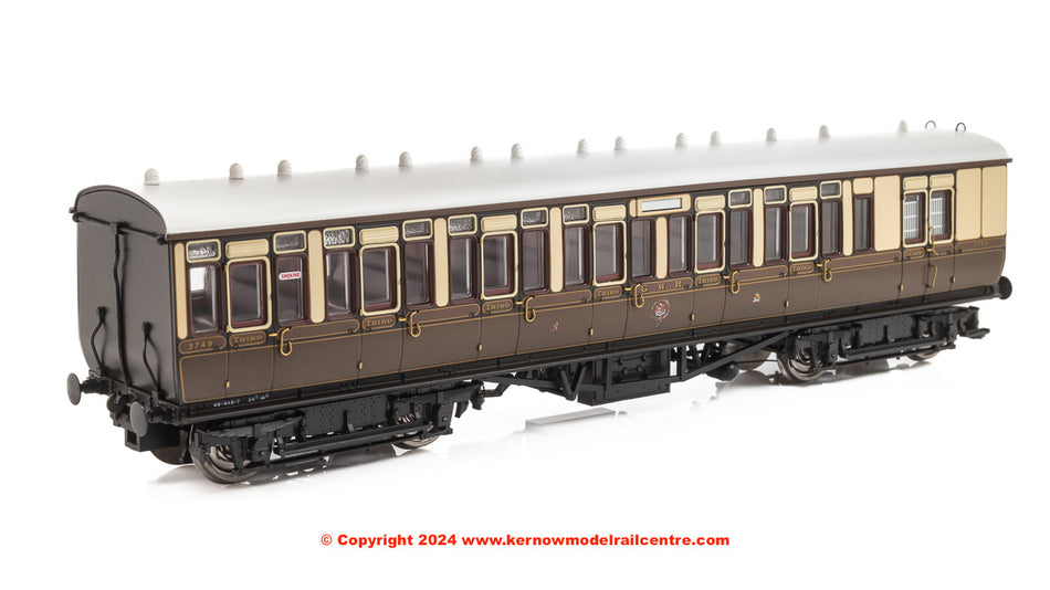 4P-020-101 Dapol GWR Toplight Lined 3rd Brake 3749