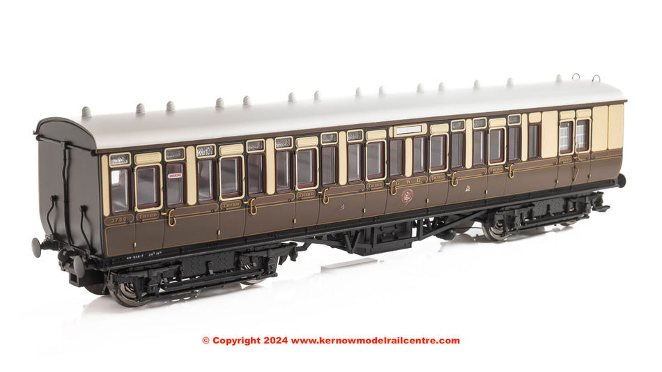 4P-020-102 Dapol GWR Toplight Lined 3rd Brake 3750