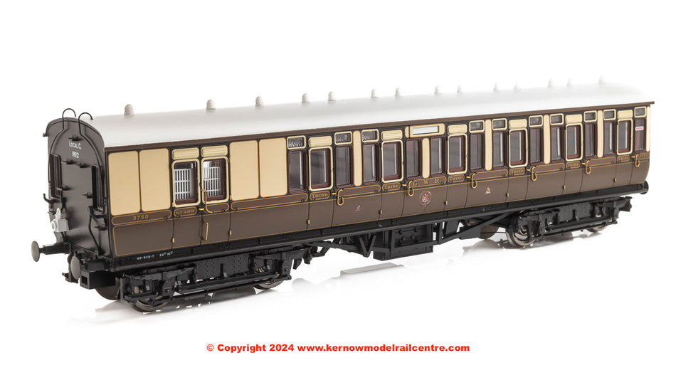 4P-020-102 Dapol GWR Toplight Lined 3rd Brake 3750