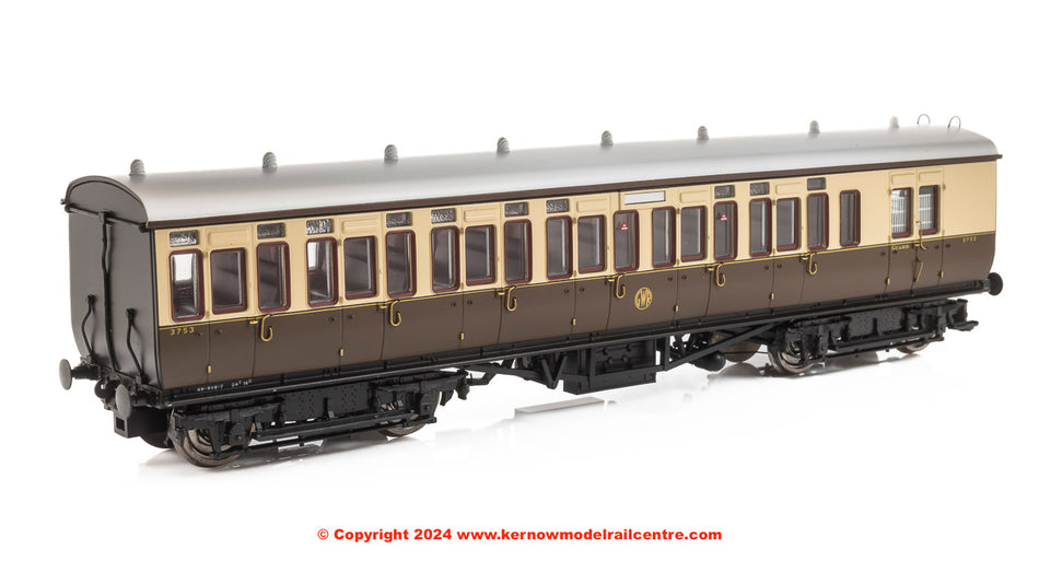 4P-020-301 Dapol GWR Toplight Third Brake 3753 Set 4
