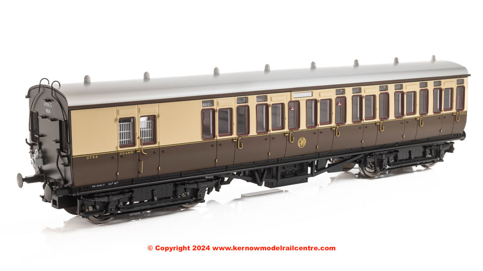 4P-020-302 Dapol GWR Toplight Third Brake 3754 Set 4