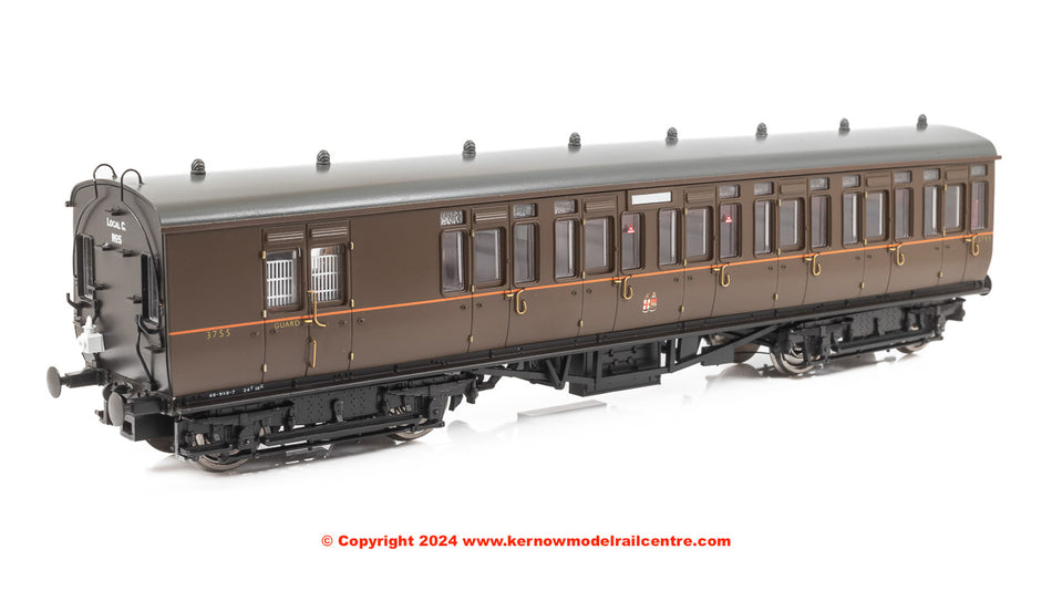 4P-020-401 Dapol GWR Toplight Third Brake 3755 Set 5