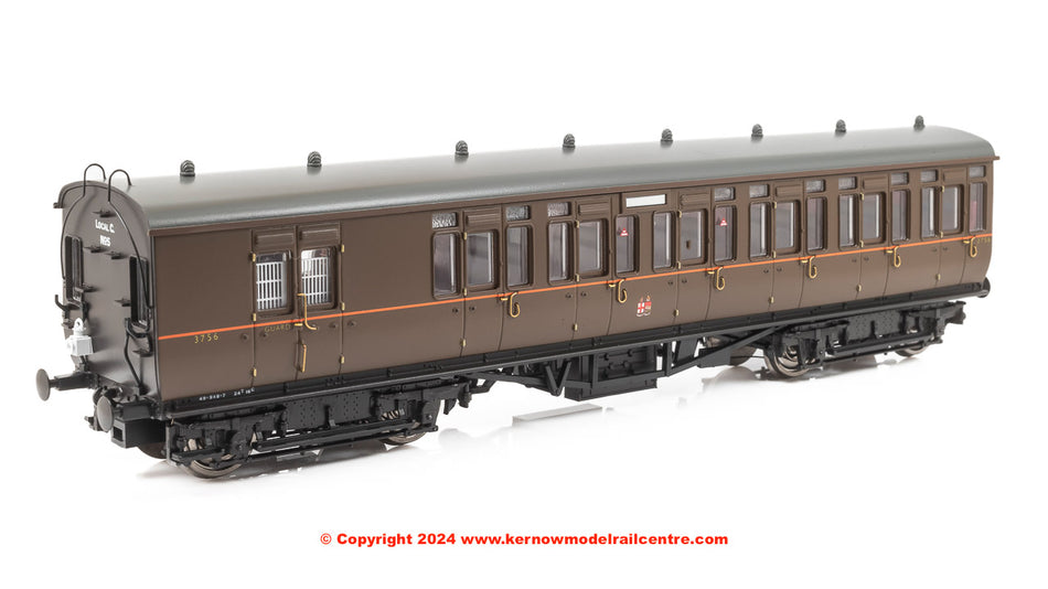 4P-020-402 Dapol GWR Toplight Third Brake 3756 Set 5
