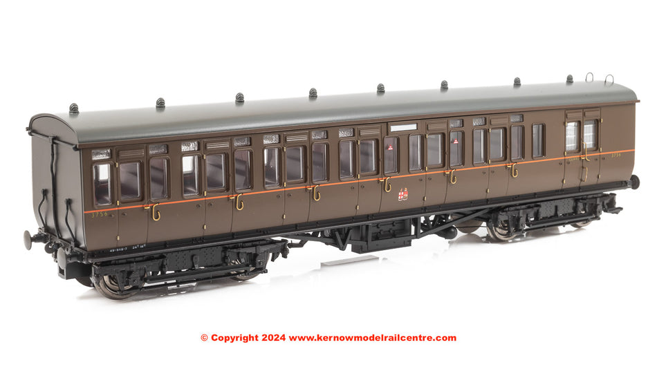 4P-020-402 Dapol GWR Toplight Third Brake 3756 Set 5
