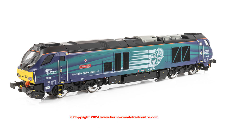 4D-022-026 Dapol Class 68 Diesel - 68 033 The Poppy - DRS