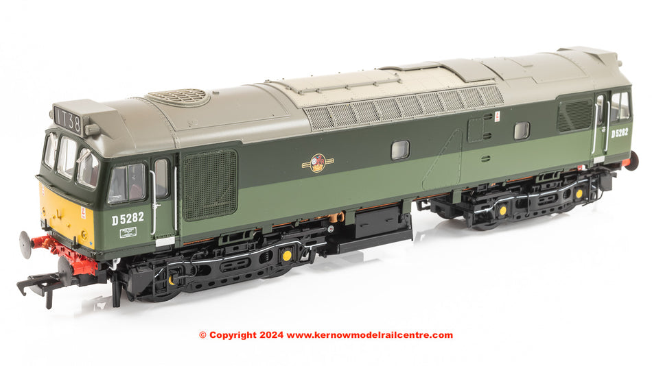 32-341 Bachmann Class 25/2 D5282 BR Green Small Yellow Panel