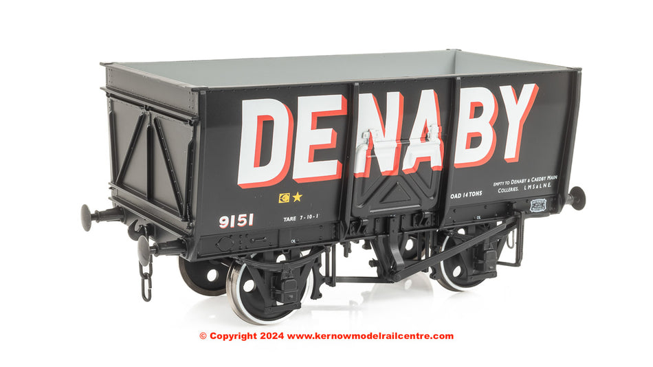 7F-041-005 Dapol 14t Slope Sided Mineral Wagon Black