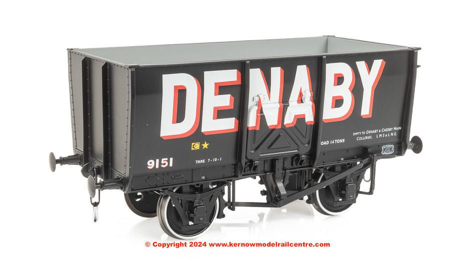 7F-041-005 Dapol 14t Slope Sided Mineral Wagon Black