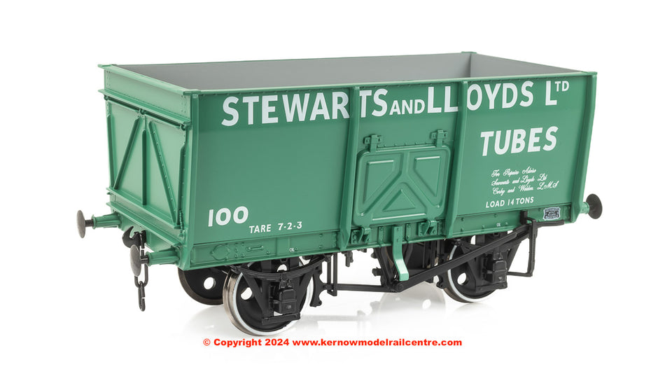7F-041-007 Dapol 14t Slope Sided Mineral Wagon Green