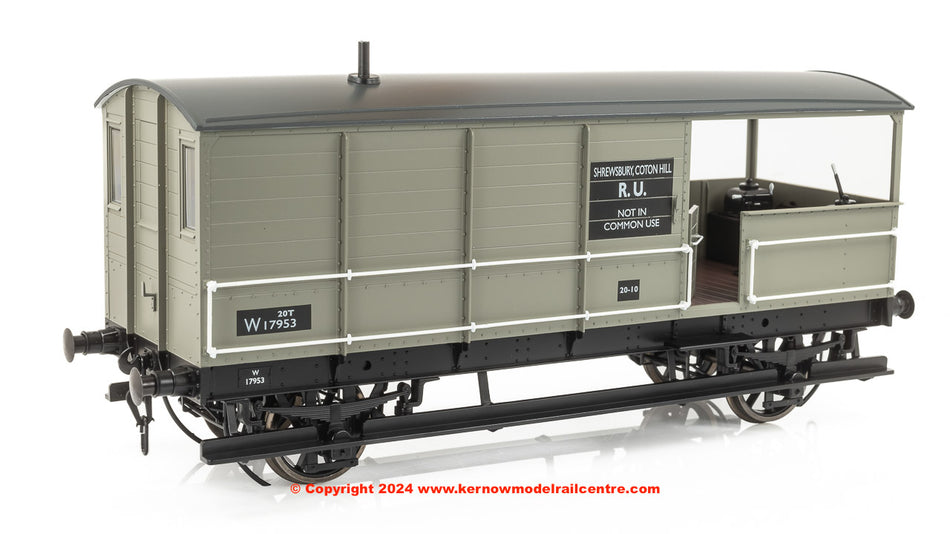 7F-300-003 Dapol GWR Diagram AA15 Toad Brake Van - W17953 - BR G