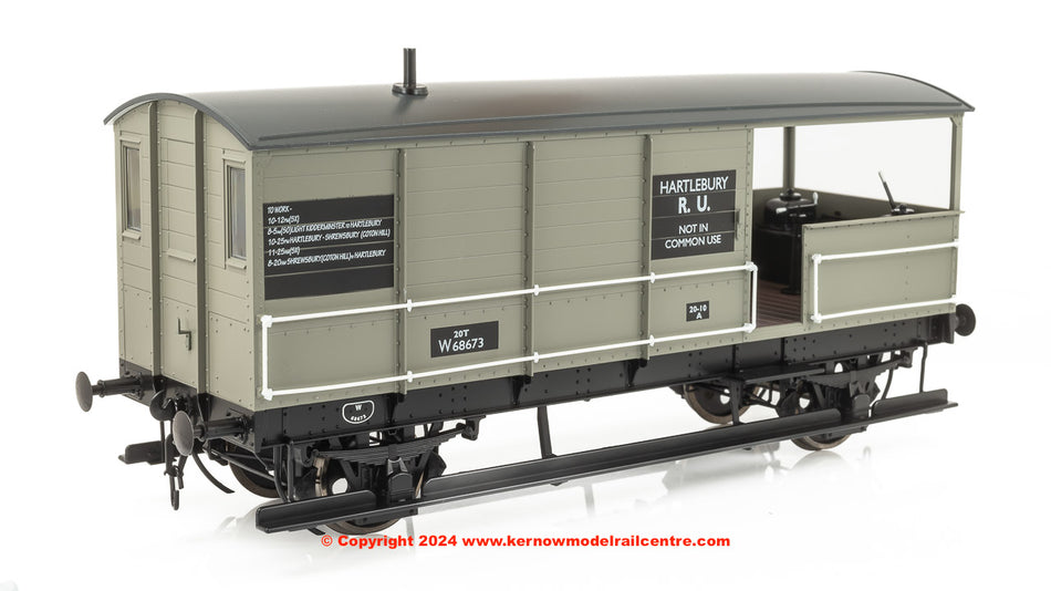 7F-300-006 Dapol GWR Diagram AA20 Toad Brake Van - W68673 - BR G