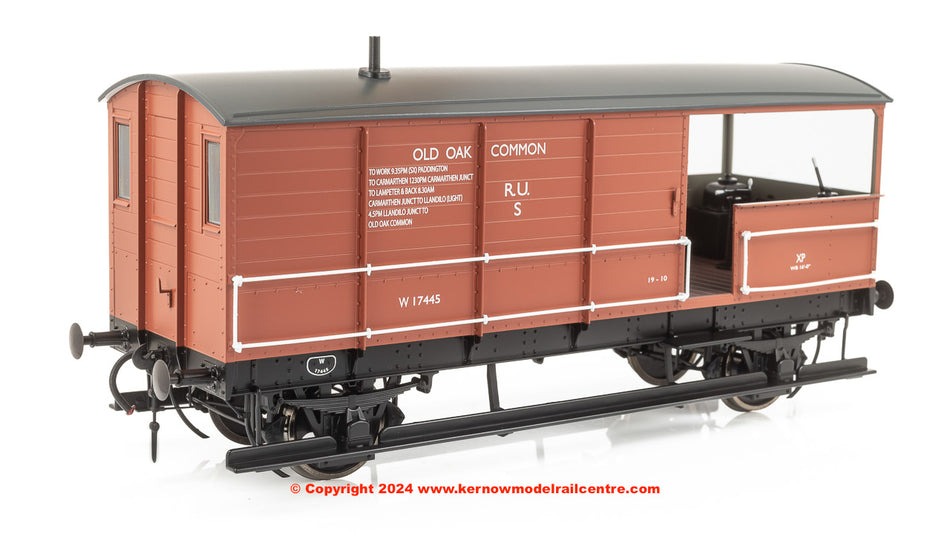 7F-300-008 Dapol GWR Diagram AA21 Toad Brake Van - W17445 - BR B