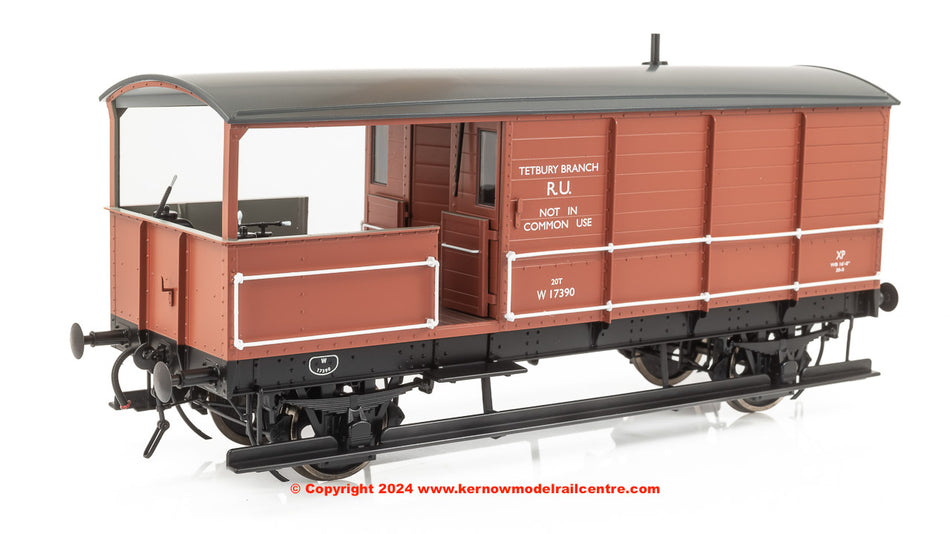 7F-300-009 Dapol GWR Diagram AA21 Toad Brake Van - W17390 - BR B