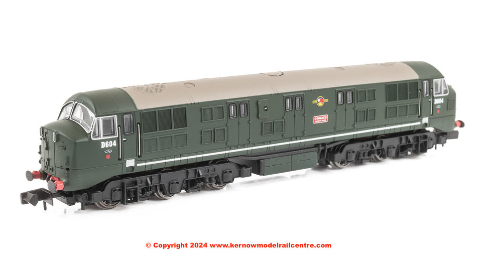 E84527 EFE Rail Class 41 Warship D604 Cossack BR Green